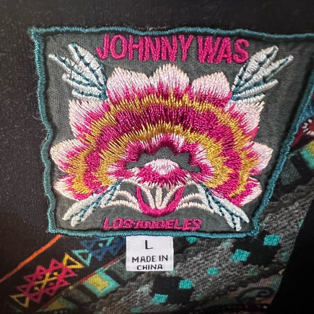 Johnny Was Multicolor Floral Long Sleeve Top - Picture 3 of 5